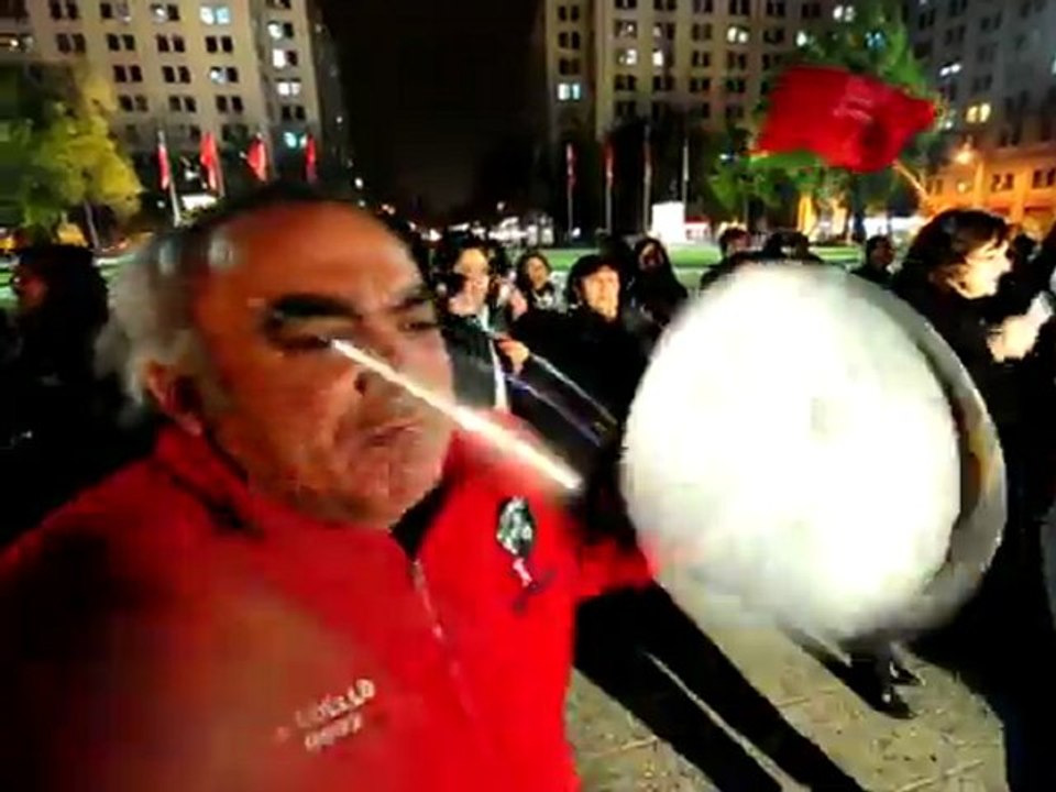 Protesta contra gobierno de Chile