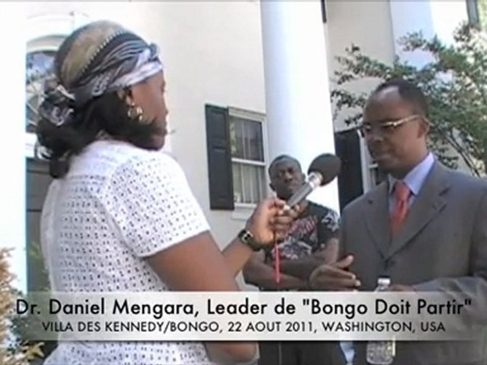 Sit-In des Gabonais à Washington - Manifs et Interviews