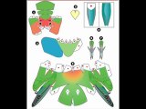 LoveBirds Papercraft