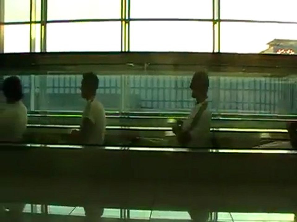 Rudern am Flughafen!