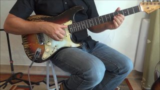 BLUES - E7 - N° 3  With TAB  - Mario Vilas 1961 Stratocaster