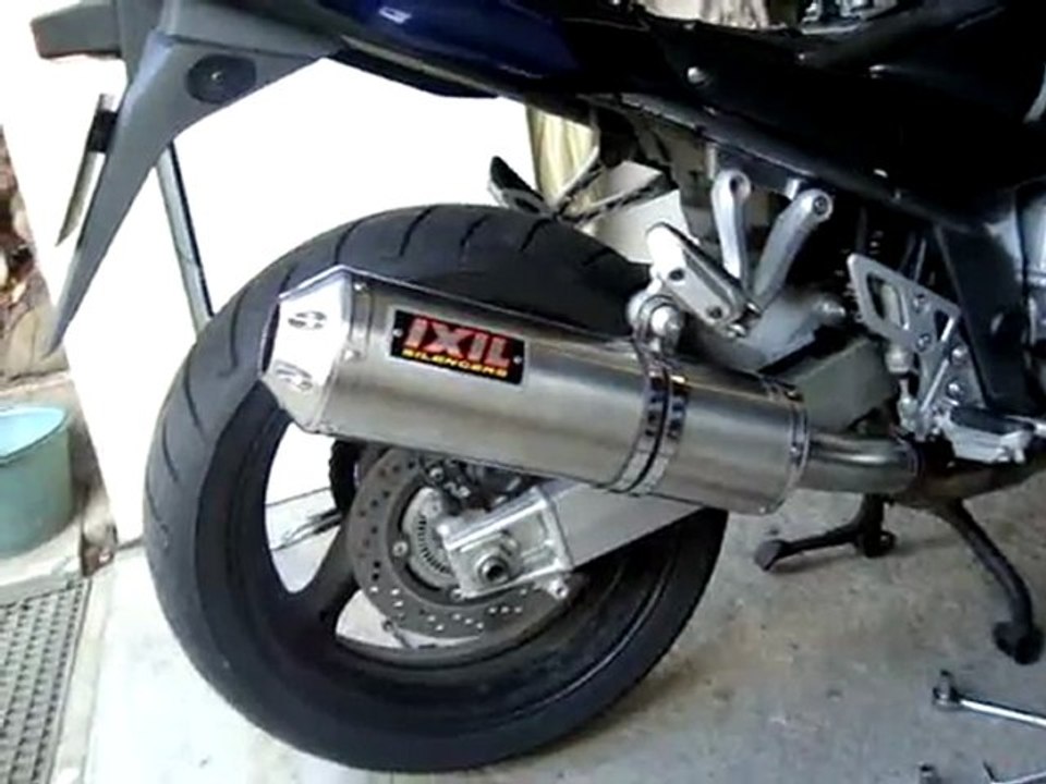 Mon nouveau pot sur mon 1250 Bandit