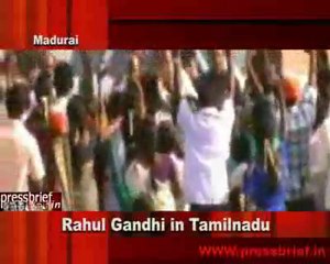 Rahul Gandhi in Tamilnadu 8th-Sep-2009