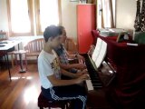 Barışcan İlk Piyano dersi