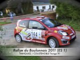 Onboard Hanquiez / Coustenoble - Renault Twingo R1 - Rallye du Boulonnais ES1 Prologue