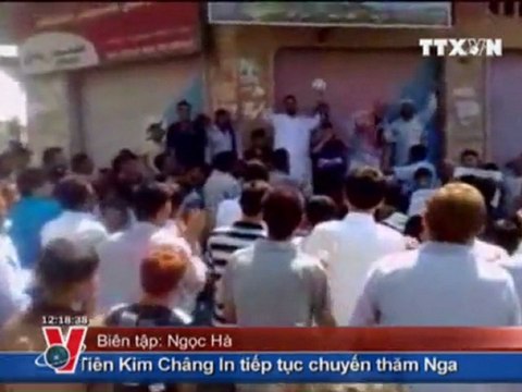 TTXVN, VNEWS, TIN TỨC, BẢN TIN THỜI SỰ TRUYỀN HÌNH THÔNG TẤN 12H 22.8.2011, CLIP 2/2