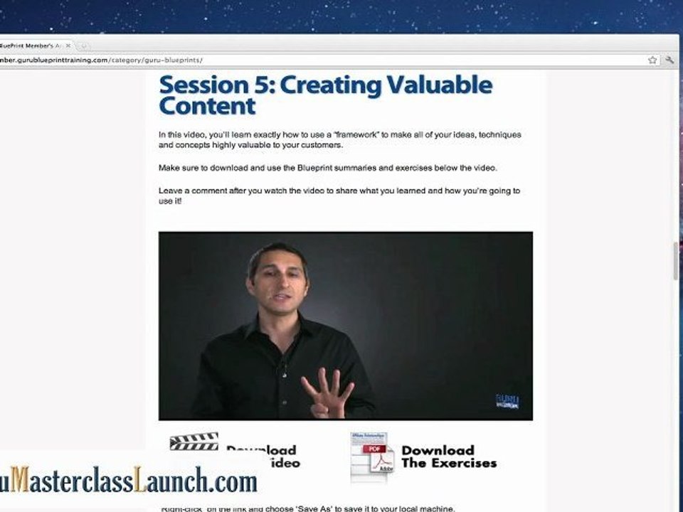Guru Master Class: Proven Content Creation System [OVERVIEW]