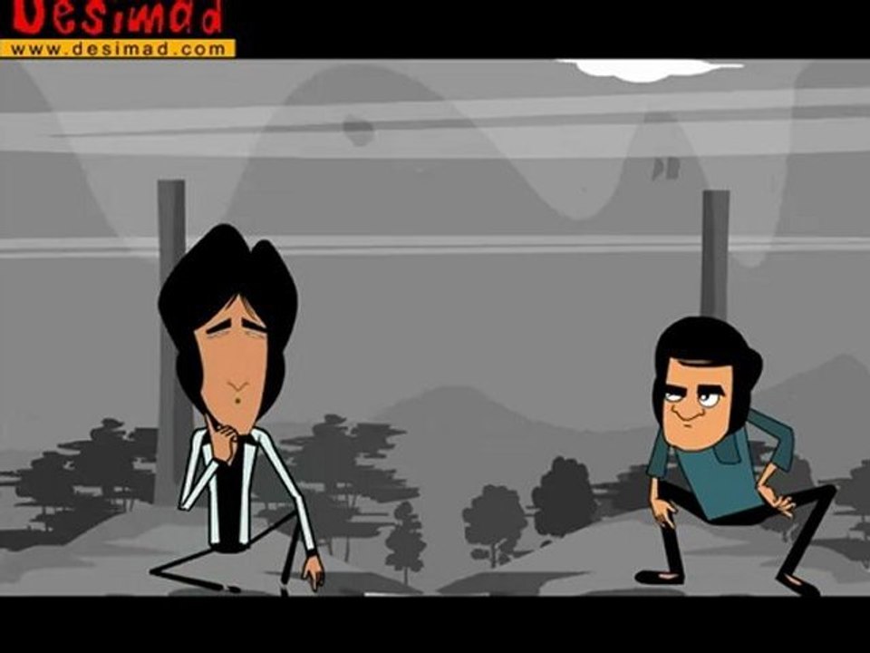 Veeru and Basanti on honeymoon - Jai Veeru