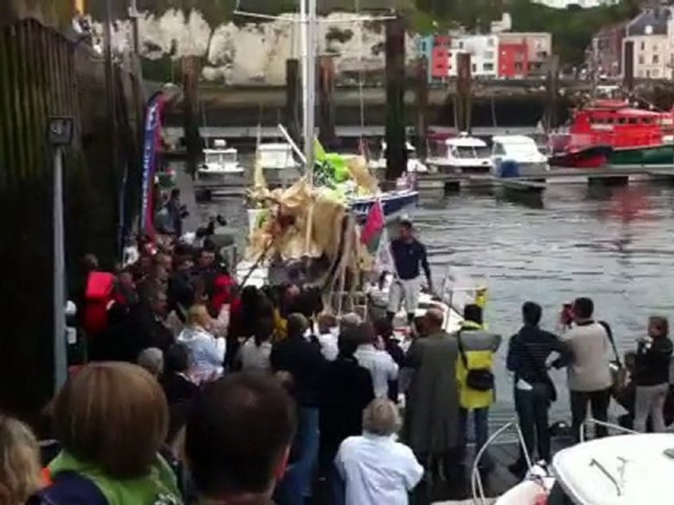 Arrivée de la Solitaire du Figaro, Dieppe, France Bleu