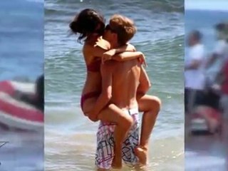 Justin Bieber and Selena's Birthday KISS
