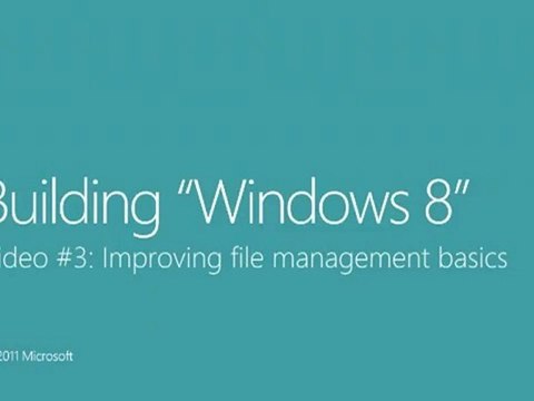Improving Windows 8 File Management