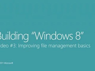 Improving Windows 8 File Management