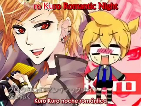 [Vocaloid] [Kuro] [Len Kagamine] Kuro Len Romantic Night (sub español )