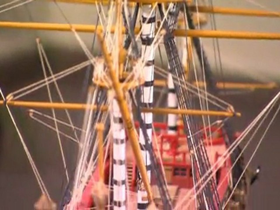 La maquette de La Licorne
