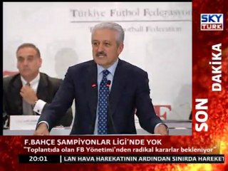 Fenerbahçe Şampiyonlar Ligi'nde Yok