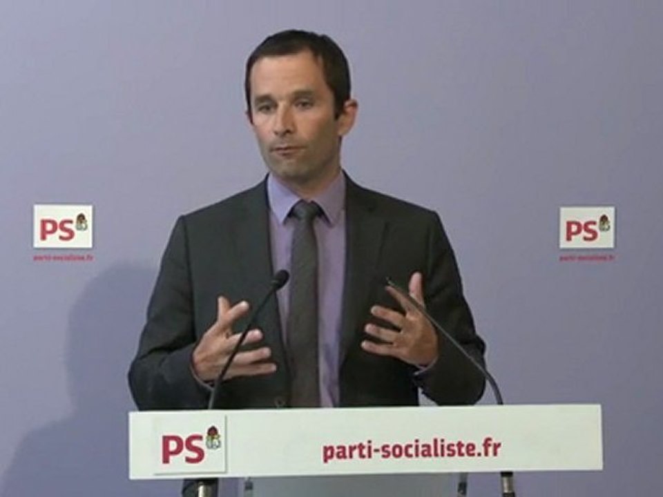 Benoît Hamon réagit aux annonces d'austérité