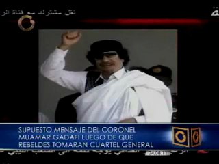 Gadafi llama a matar "ratas"