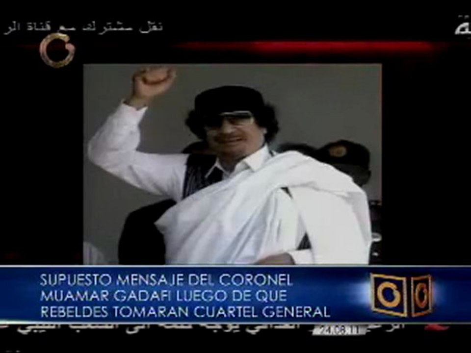 Gadafi llama a matar "ratas"