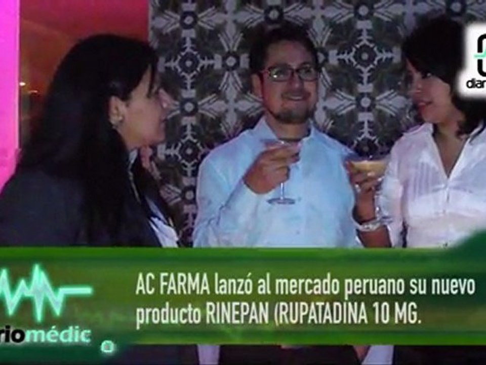 Coctel de lanzamiento de RINEPAN de Laboratorios AC Farma