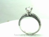 FDENS3020PER  Channel and Pave Pear Diamond Engagement Ring