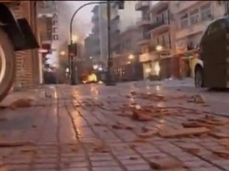 Griechische Liga - Chaos auf den Straßen