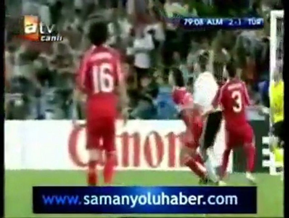 Türkiye Almanya yarı final maçı...