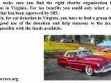 Car Donation in Virginia | Precautions to Take for Car Donation in Virginia