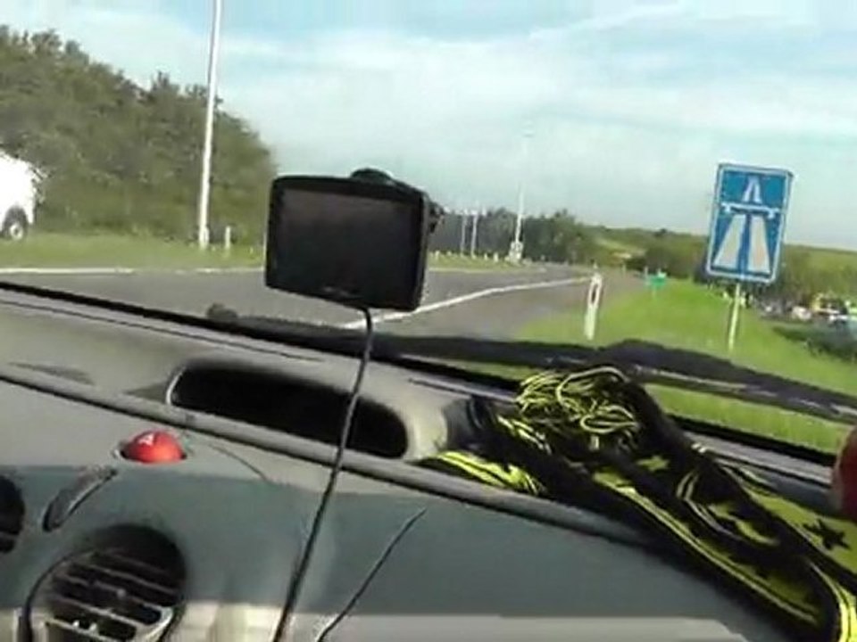 André in Holland...Achtung Kurve !!