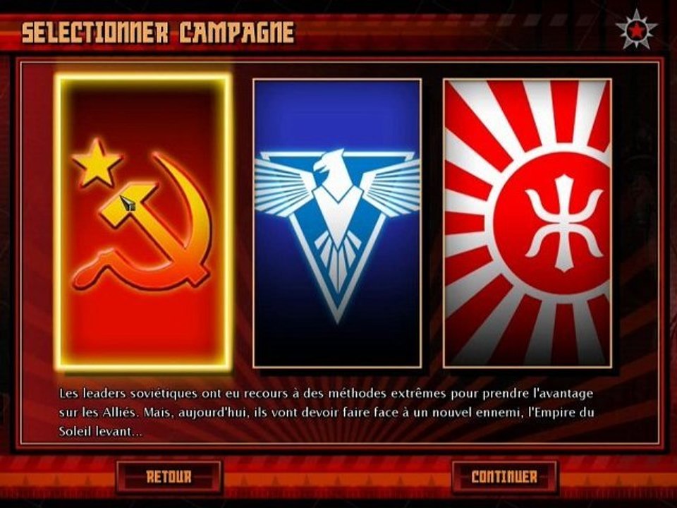 Alerte Rouge 3: Soviets 01 difficile