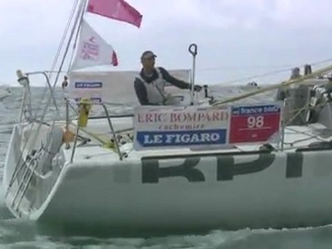 Arrivée à Dieppe de la Solitaire du Figaro