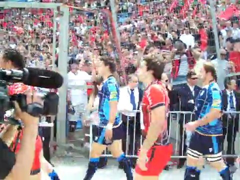 entrée des joueurs le velodrome