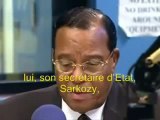 Libye - Farrakhan avertit Obama et son secrétaire Sarkozy