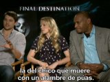 'Destino final 5' - Entrevista a los actores Nicholas D'Agosto, Emma Bell y Tony Todd
