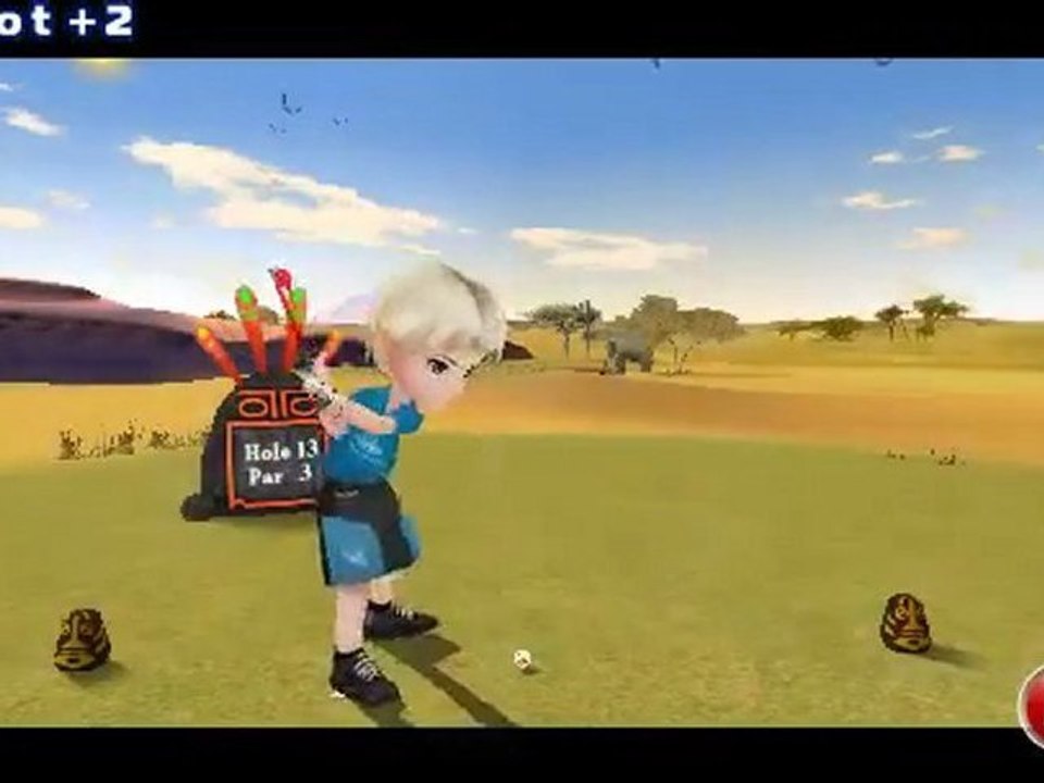Demo Let's Golf 2 by Gameloft - Triplo bogey (con 2 fuori campo)