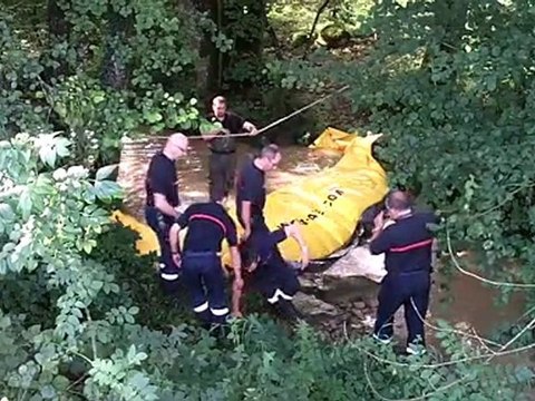 Démonstration water-gate point d'aspiration mobile - sdis Jura