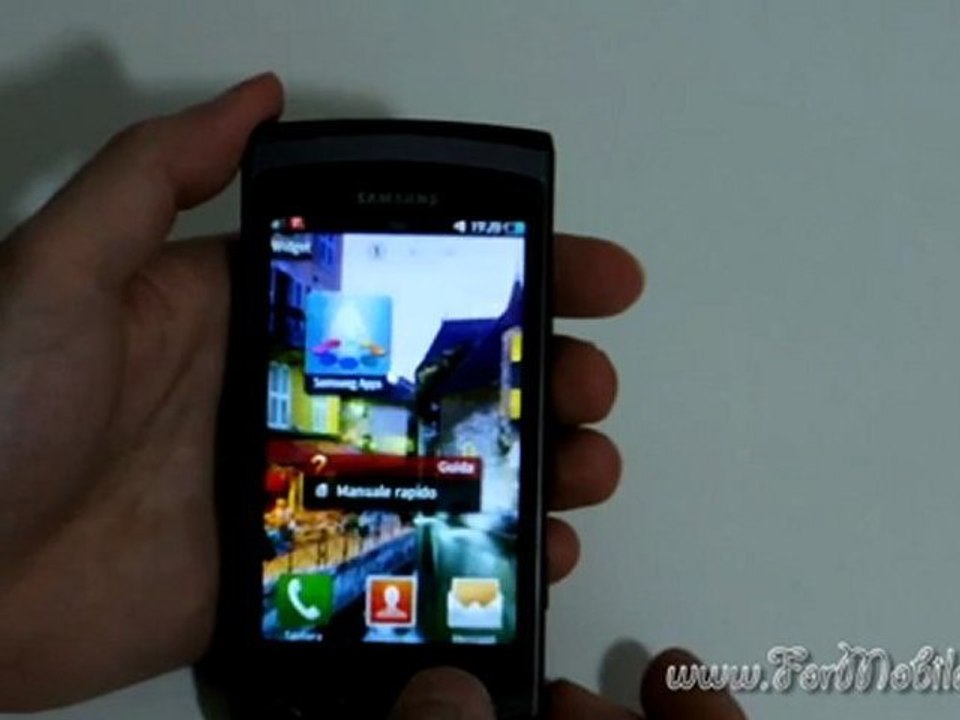 Samsung Wave II (S8530) - Prima accensione, sincronizzazione con contatti Gmail e Facebook