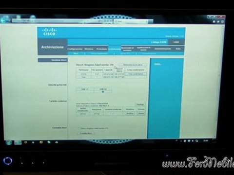 Linksys E4200 - Demo funzionamento pendrive Kingston con USB 2.0