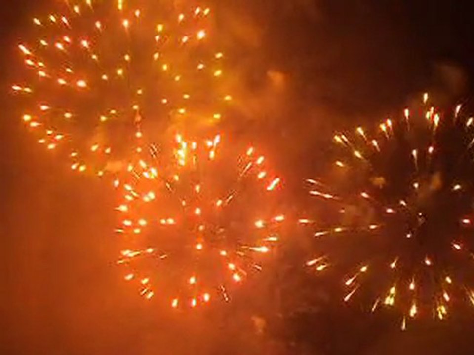 feu d'artifice du 15 aout a Cassis