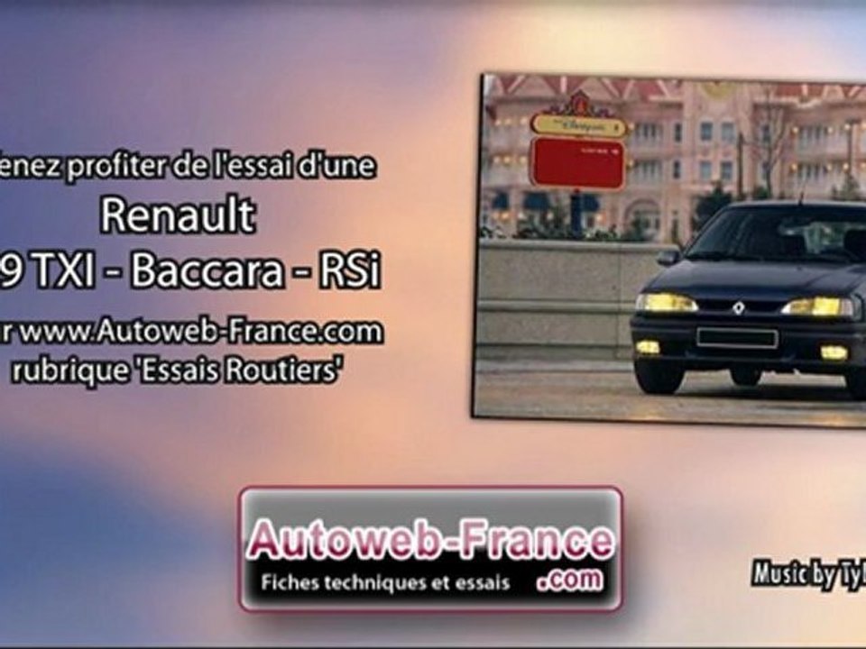 Essai Renault 19 TXI - Baccara - RSi - Autoweb-France