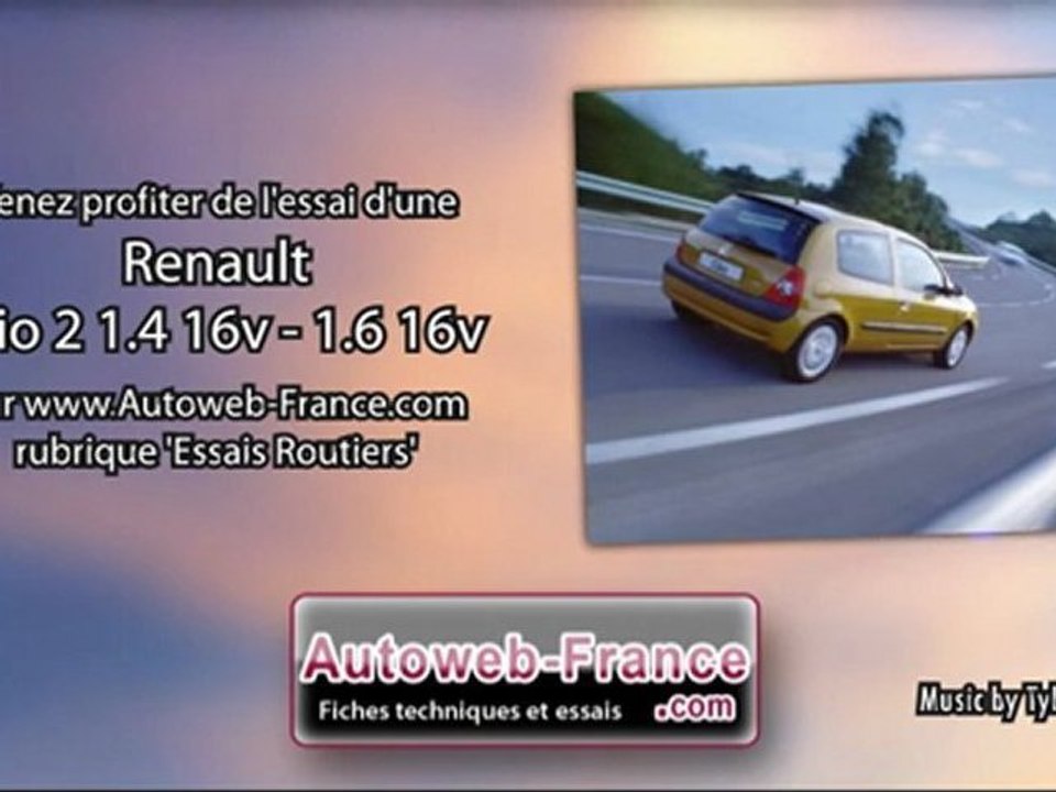 Essai Renault Clio 2 1.4 16v - 1.6 16v - Autoweb-France