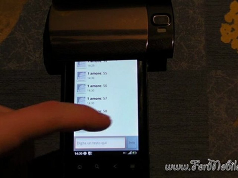 Demo SMS Bombing - Acer Liquid Metal