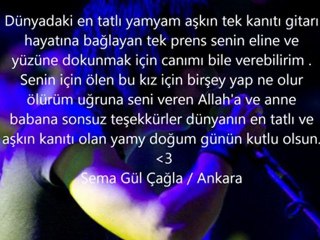 İyiki Doğdun Yağmur Sarıgül .