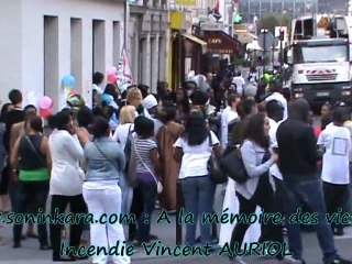 6 eme anniversaire de l'incendie de vincent AURIOL PARIS 13