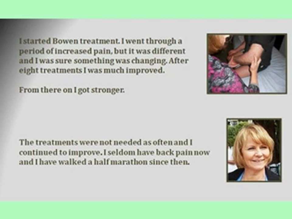Reduce Your Back Pain With Bowen Therapy