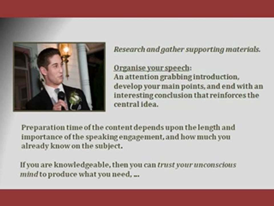 What Everybody Ought to Know About Becoming Good at Public Speaking