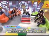 MARCELO TINELLI SE VISTIÓ DE MUJER