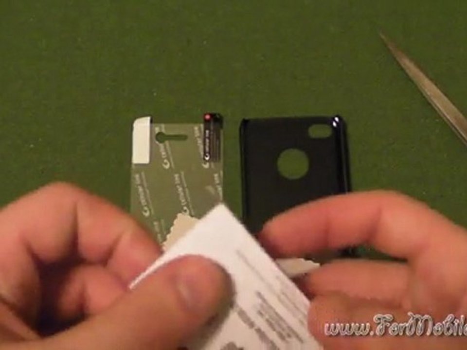 Unboxing cover Cellular Line Carbon per iPhone 4 - esclusiva mondiale !