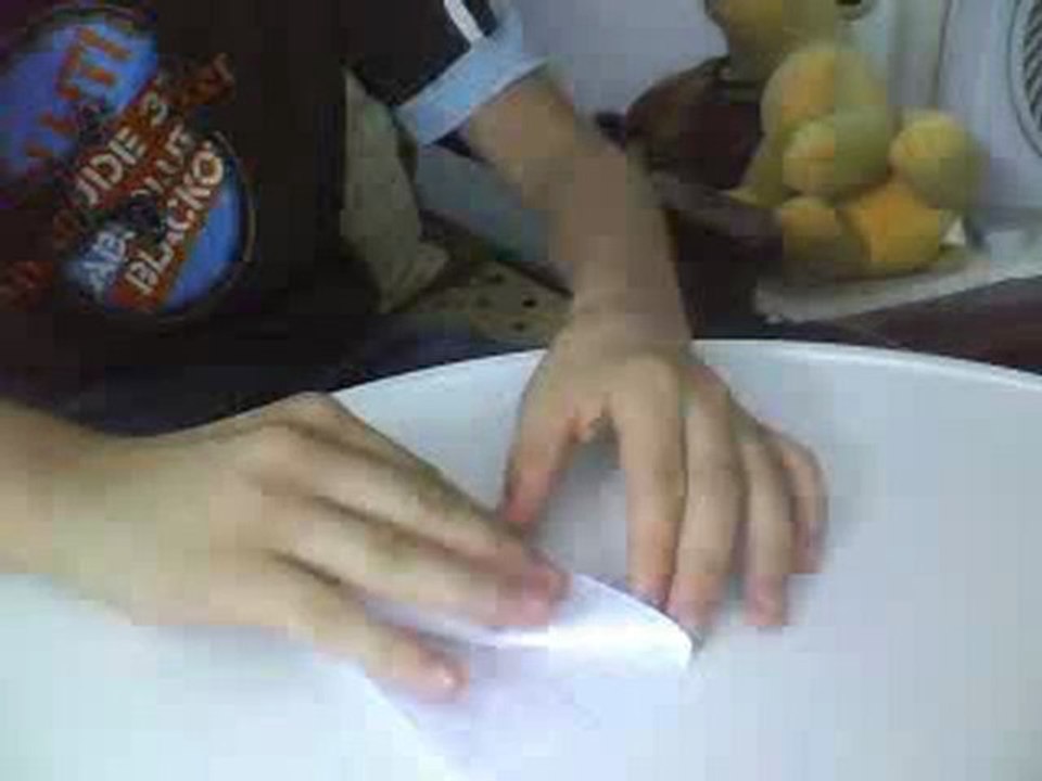 fabrication de bateau ou chapeau  en papier