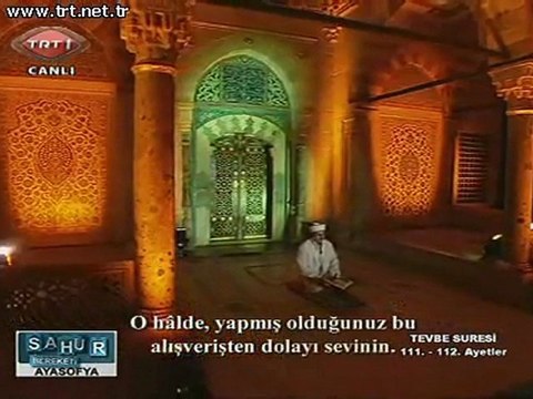 Metin Balcı Tevbe süresi Ramazan 2011 TRT