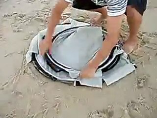 How to set up an Auto Pop Up Beach Tent Sun Shade UV Shelter